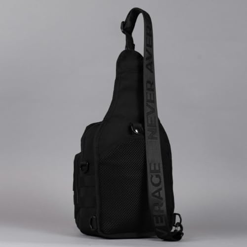 WOLFpak Tactical Sling Bag for Concealed Carry, EDC | Everday Crossbody Daypack - color: Alpha Black