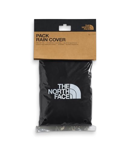 The North Face Fully Waterproof Hiking Backpack Rain Cover - Lightweight & Packable, Elastic Closure, Drain Hole, TNF Black-NPF, Medium - size: Medium