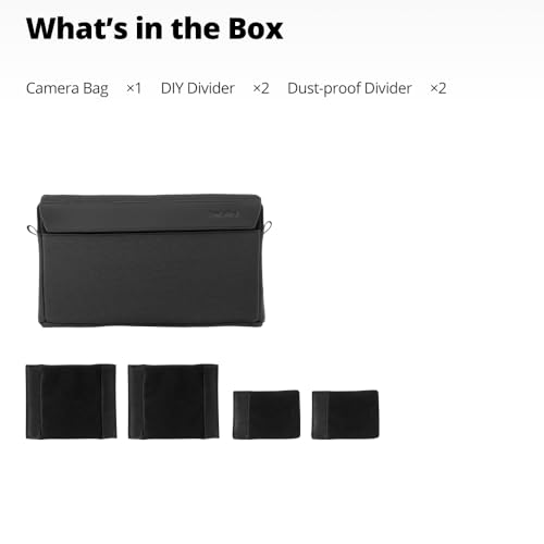 AMBITFUL D1 Cube Camera Insert Padded Organizer with Divider Black 5.2L - color: Black, size: M (5.2L)