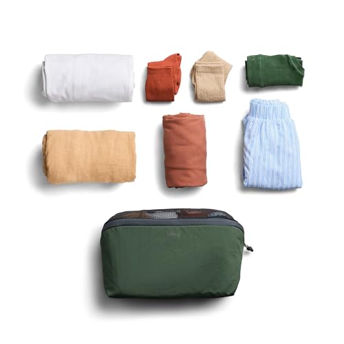 Bellroy Packing Cube 4L (Organizer Packing Pouch with Internal Zip Pocket and Durable, Lightweight Design) - Spruce - color: Spruce