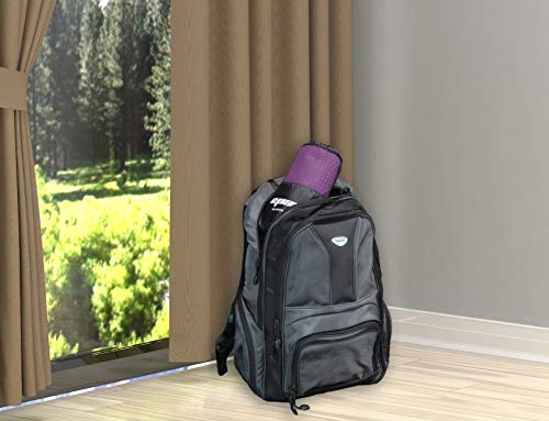 EPAuto 2-Pack Microfiber Quick Dry Towel Set - Lightweight, Super Absorbent & Compact Travel Towels (60"x30" & 24"x15") for Gym, Camping, Beach, Yoga & Backpacking, Purple - color: Purple
