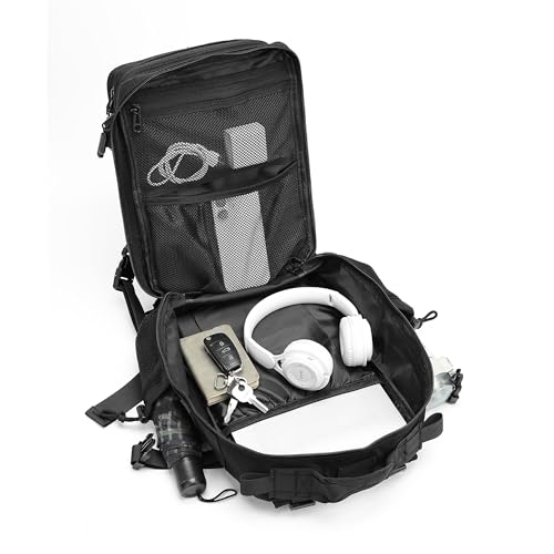 9L Mini Backpack for Men and Women, Small Backpack for Gym Hiking Travel Sports Running (20l-Black) - color: 20l-black
