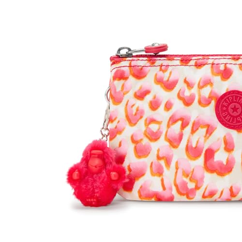 Kipling Women's Creativity Large Pouch, Versatile Cosmetics Kit, Lightweight Travel Organizer - color: Latin Cheetah, size: 7.25''L x 4.25''H x 1.5''D