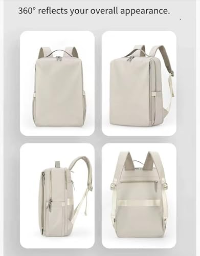 Tristan Home Minimalist Travel Backpack, Laptop Bag, Formal, Casual, Lightweight, Water-Resistant, Large (Muted Purple) - color: Muted Purple