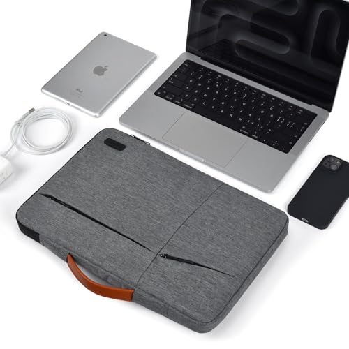 17.3 inch Laptop Sleeve Case for HP 17.3 Laptop, Pavilion 17, Envy 17, PROBOOK 17, Dell Inspiron 17, Lenovo Ideapad 17.3, Acer Aspire 17, ASUS VivoBook 17 Waterpoof Bag, Space Grey - color: Space Grey, size: 17-17.3 Inch