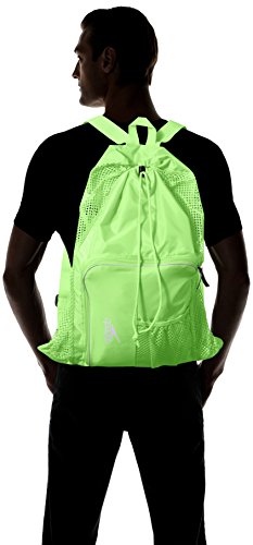 Speedo Unisex-Adult Drawstring Deluxe Ventilator Mesh Equipment Bag - color: Jasmine Green
