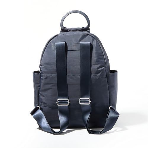 Baggallini All Day Backpack with RFID Phone Wristlet - Lightweight Travel Backpack for Women - color: French Navy