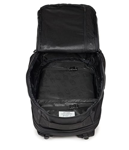 JanSport Venture Pack – Travel Pack With Large Main Compartment with Compression Straps, Dual Water Bottle Pockets, Padded Hip Belt & Luggage Trolley Pass-Through, Black - color: Black, style: Venture Pack