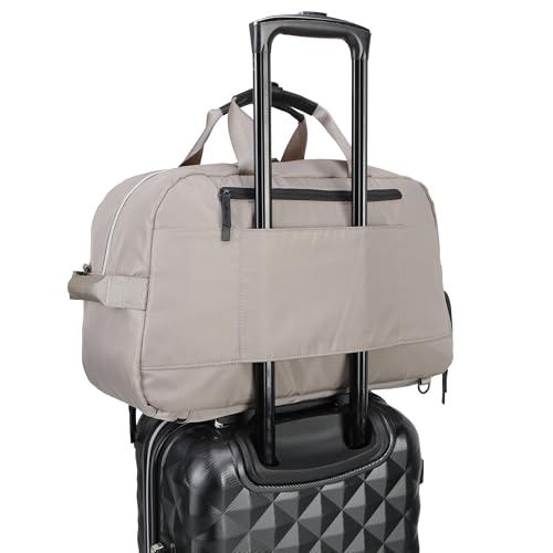 Kenneth Cole REACTION Emma 15" Convertible Duffel Carry On for Gym and Travel Bag, Rye - color: Rye, size: Carry-On 15-Inch