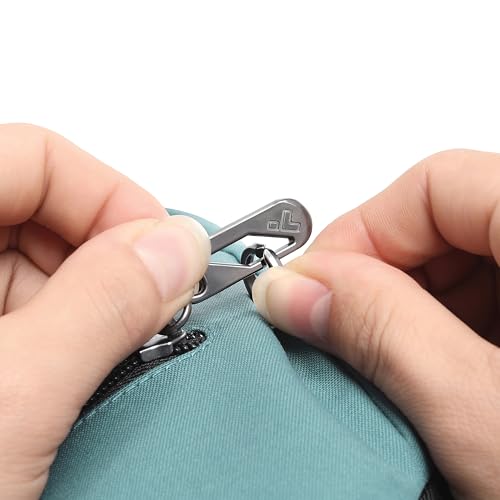 Travelon Anti-Theft Metro Backpack with RFID blocking pouch/NEW HARDWARE - color: Slate Blue/New Hardware
