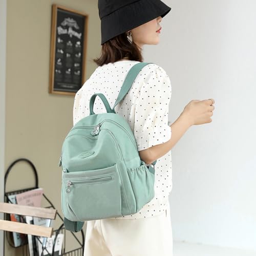Mini Backpack Purse for Women, Stylish Daypack Shoulder Bag, Small Lightweight Daypack for Work Travle College (A- Light Green) - color: A- Light Green