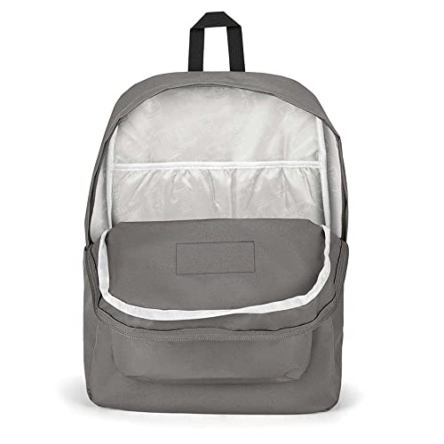 JanSport SuperBreak Plus Backpack with Padded 15-inch Laptop Sleeve and Integrated Bottle Pocket - Spacious and Durable Daypack for Work and Travel - Graphite Grey - color: Graphite Grey