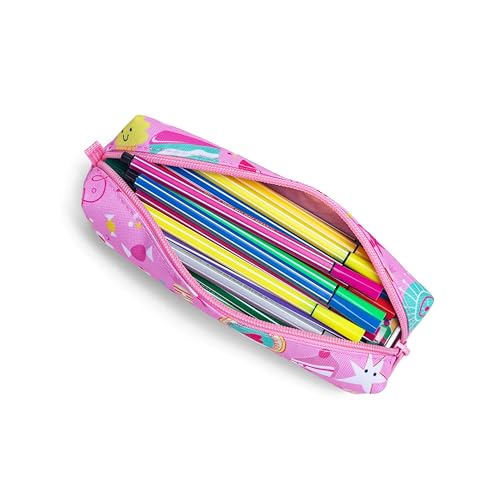 Cute Cat Backpacks for Girls - 2 in 1 Bookbag Set for Elementary & Preschool Students Ages 8-10 - color: Rose Cat