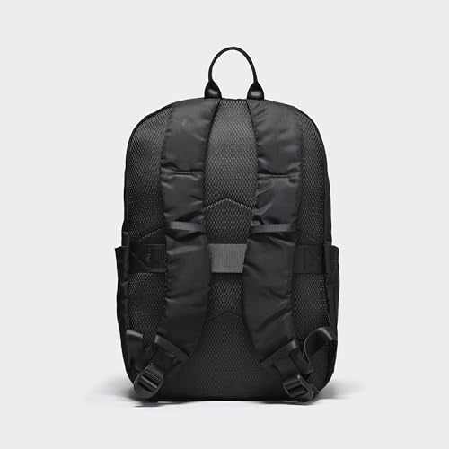 Pander 22L Casual Daypack Everyday Backpack with Luggage Sleeve Smooth Webbing Handle Professional Commuter School Bag, Black - color: Black