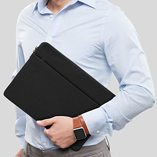 NIDOO 15 Inch Laptop Sleeve Water-Resistant Carrying Case for 15" Surface Book 3 2 Laptop 3/16" MacBook Pro M4 M3 2024 / ThinkPad Z16 / 15.6" Lenovo Yoga 7i / Dell XPS 15 / HP EliteBook 450 - color: Black, size: 15/16 inch MacBook Pro