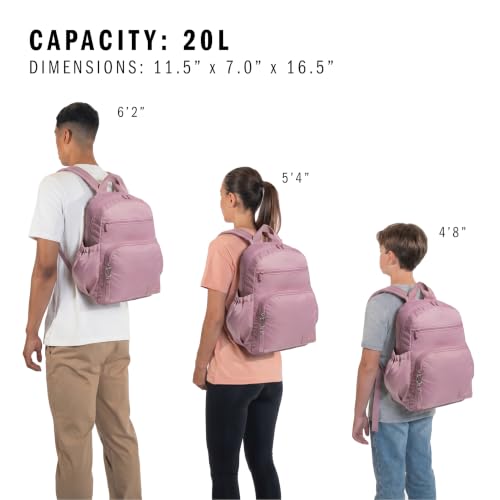 adidas Weekender Backpack – Small Lightweight Everyday Bag, 19L - color: Magic Mauve Purple/2