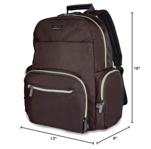 Kenneth Cole REACTION Sophie Backpack, Chocolate Brown, 15" Laptop - color: Chocolate Brown, size: 15" Laptop without Carry-On