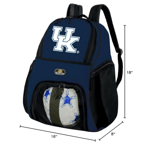 Broad Bay University of Kentucky Soccer Backpack or UK Wildcats Volleyball Bag Navy