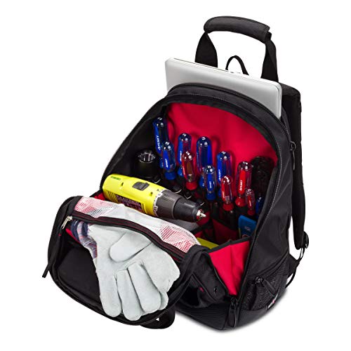 SwissGear Tool Bag Backpack, Fits Up to 15-Inch Laptop, Work Pack, Black - color: Black, size: Medium