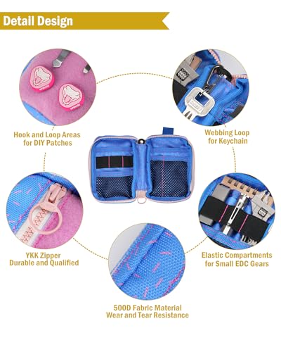 VIPERADE VE26 EDC Pouch - Small EDC Organizer for Multitools - color: Donut