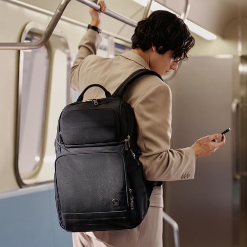 OIWAS Backpack with Laptop Compartment, 15.6 Inch Laptop Backpack for Men with Weight Reduction System, Travel Laptop Backpack with USB Charging Port, RFID Protection Pocket Tech Backpack - style: 23l
