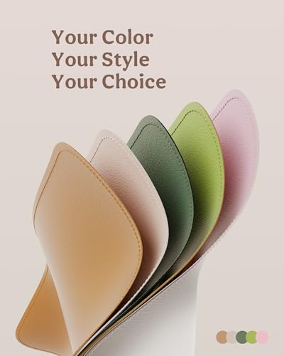 2 Pack Vegan Leather Baby Changing Mat, Large 30" x 17" Waterproof Foldable Diaper Mat, Wipe-Clean Portable Changing Pad for Travel, Home & Diaper Bag, Baby Shower Gifts for New Moms (Beige & Brown) - color: Beige&Brown