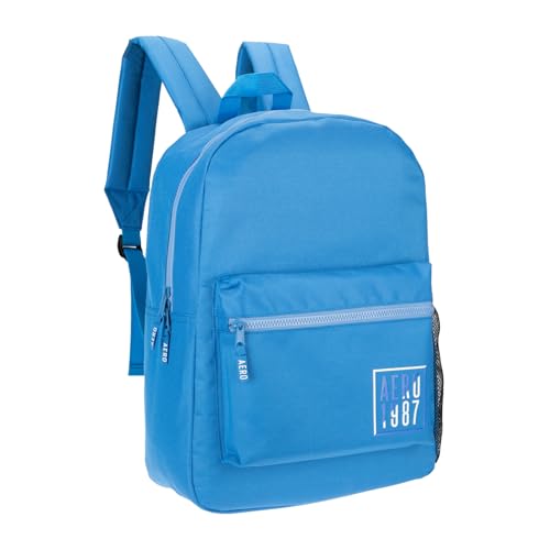 AEROPOSTALE Fieldtrip Unisex Backpack - AE Mens and Womens Bag for Everyday Use - Sky - color: Blue