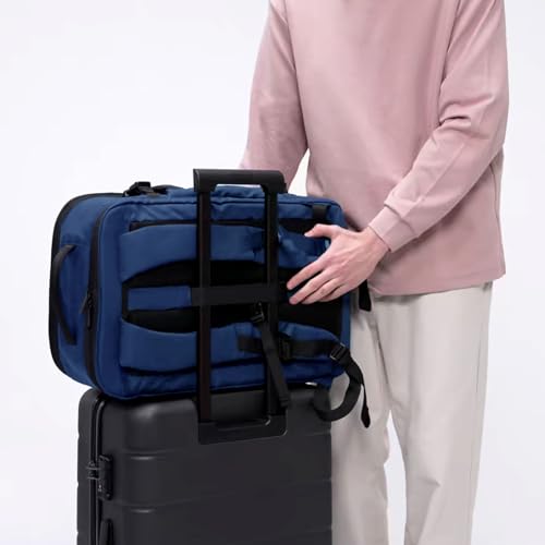 PUREVAVE Laptop Backpack for Men, and Women, YKK Zippers - color: Dark Blue
