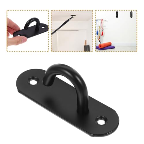 Homoyoyo Resistance Bands Wall Anchor 2pcs Stainless Steel Exercise Strap Hanger Heavy Duty Ceiling Mount Hooks for Home Gym Training and Yoga