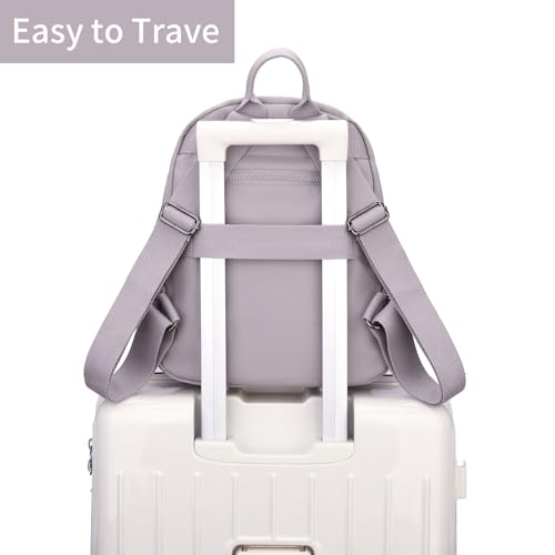 Tanweibago Mini Nylon Women Backpacks,11L Small Ladies backpacks Casual Lightweight Women Shopping Travel Daypack (Z1-purple) - color: Z1-purple