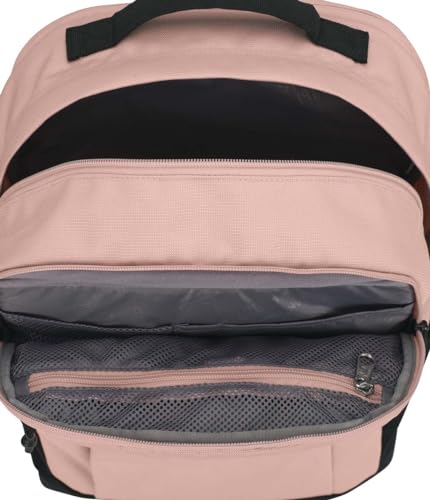 JanSport Inbound Pack – Large Main Compartment, Dual Water Bottle Pockets, and Dedicated 15-Inch Padded Laptop Pocket, Misty Rose - color: Misty Rose