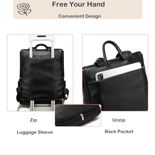 Leather Diaper Bag Backpack for Boy Girl Twins, Toddler Diaper Bag with Multiple Pockets, Cooler Compartment - color: Zeal Black