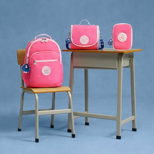 Kipling Women's Seoul 15" Laptop Backpack, Durable, Roomy with Padded Shoulder Straps, Built-In Protective Sleeve - color: White, size: 12.75''L x 17.25''H x 8''D