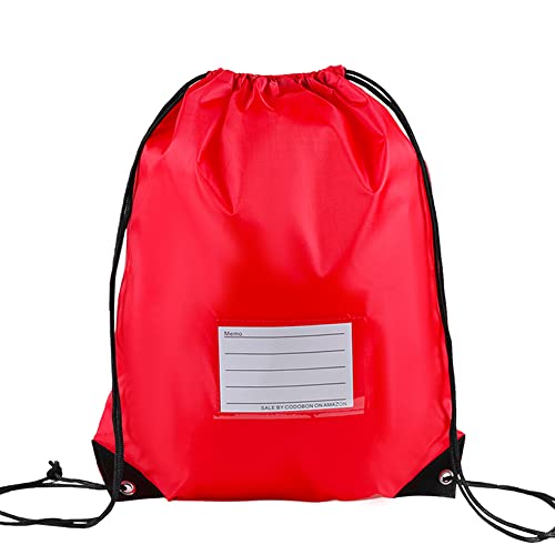 20 Pcs Drawstring Bags,Bulk Draw String Backpack, DIY Gym Sports Cinch Bag Sackpack for Women Men, Red - color: Red