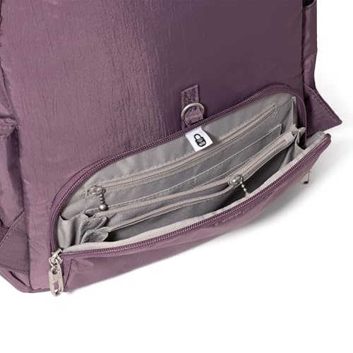 Baggallini Securtex Anti-Theft Vacation Backpack - color: Misty Purple