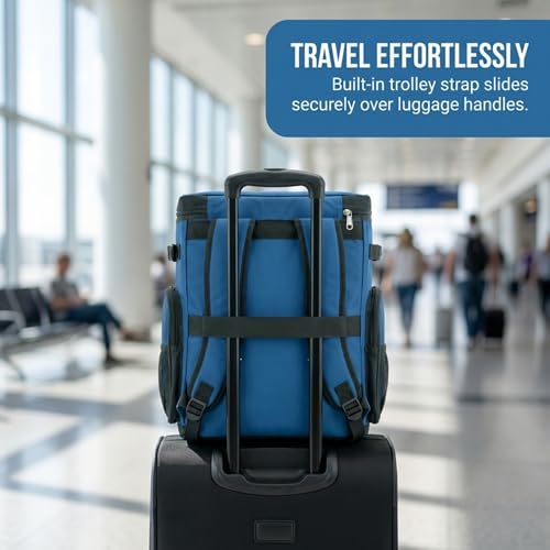18 Can Cooler Backpack, Insulated Leakproof Soft Cooler with Bottle Opener, Padded Straps, Hiking Travel Picnic