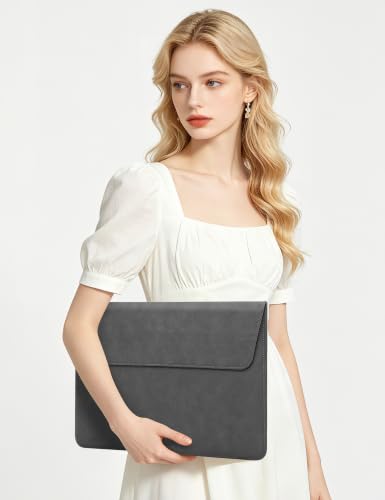 HYZUO 13 Inch Laptop Sleeve Case Bag with Adjustable Stand for MacBook Air 13 M5 A3449 M4 M3 M2 M1 2026-2018, 13" MacBook Neo 2026, MacBook Pro 13 M2 M1 2026-2016, Surface Pro, XPS 13, Space Gray - color: Space Gray, size: 13 Inch
