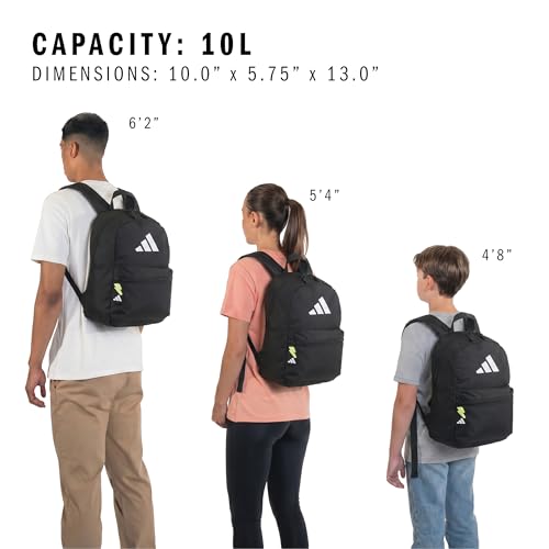 adidas Kids Gotta-Have-It Mini Backpack – School Bag for Girls and Boys, 10L, Black, OSFA - color: Black