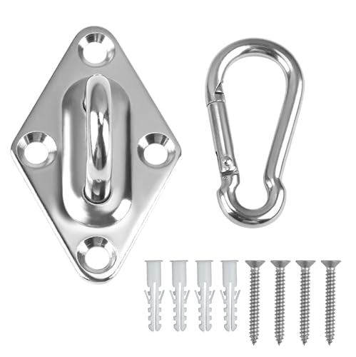 Wall Mount for Resistance Bands, Workout Anchors Wall Resistance with Hook for Fitness Bands, Space Saving Workout Equipment for Home Gym Weight Straps Suspension Training Exercise - style: 1 Pack