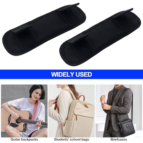 Backpack Strap Pads Shoulder Strap Cushion Removable Decompression Shoulder Strap Pad for Guitar, Laptop, Camera, Backpack Satchel Pad (2 Pcs)