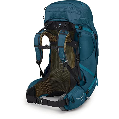 Osprey Atmos AG 65L Men's Backpacking Backpack, Venturi Blue, L/XL - color: Venturi Blue, size: Large-X-Large