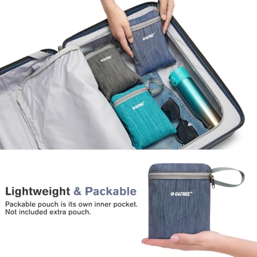 G4Free 10L/15L Hiking Backpack Lightweight Packable Hiking Daypack Small Travel Outdoor Foldable Shoulder Bag - color: Dark Blue, size: 20L