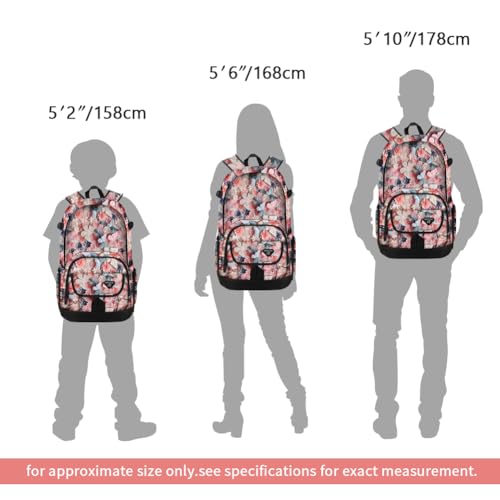 rickyh style School Backpack Travel Bag for Men & Women Lightweight College Back Pack with Laptop Compartmen - color: 04hude