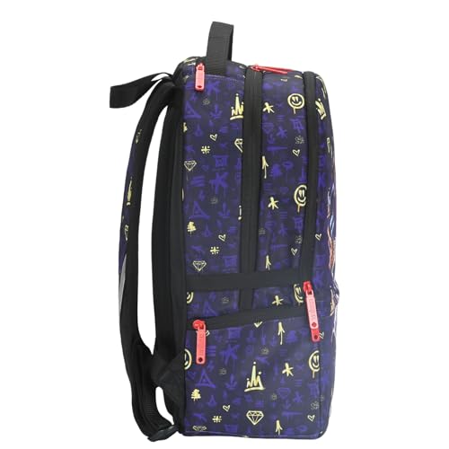 Graffiti Backpack, Designer Laptop Backpack for 15.6 Inch Work,Water Resistant Backpack Computer Bag (KingBear) - color: Kingbear