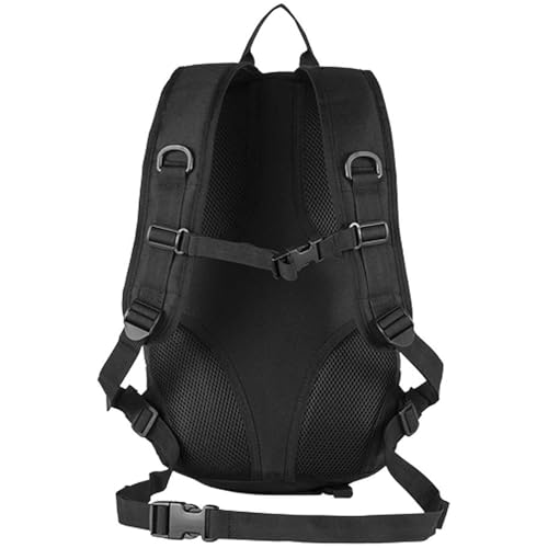 FOX OUTDOOR PRODUCTS Scout MOLLE Day Pack | Compact 20L Tactical Backpack with Hydration Sleeve for EDC, Hiking & Outdoor Use, Black - color: Black