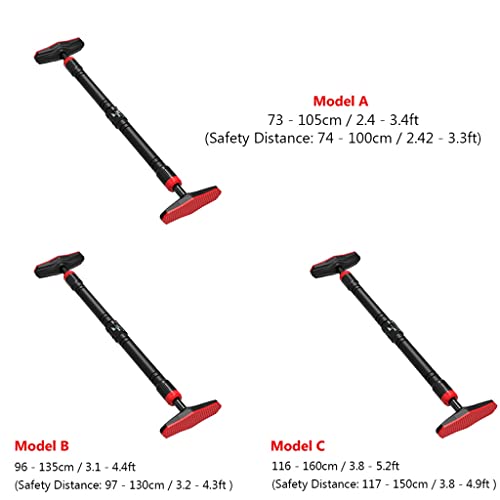 VIDI Gym Equipment Doorway Pull Up Bar Home Door Frame Steel Chin Bars No Screw Installation Strength