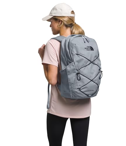 The North Face Jester Everyday Laptop Backpack - Commuter Daypack, Water Repellent, Laptop Sleeve, Mid Grey Dark Heather/TNF Black-NPF, One Size - color: Mid Grey Dark Heather/Tnf Black-npf
