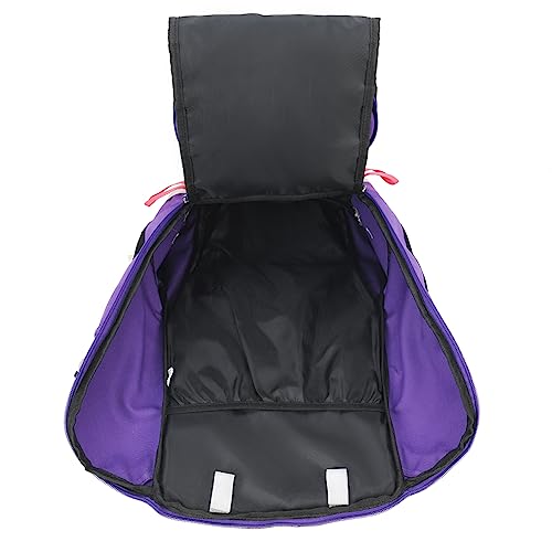 Bseash 40L Waterproof Hiking Camping Backpack with Rain Cover, Outdoor Sport Travel Daypack Rucksack for Skiing Cycling (Purple) - color: Purple