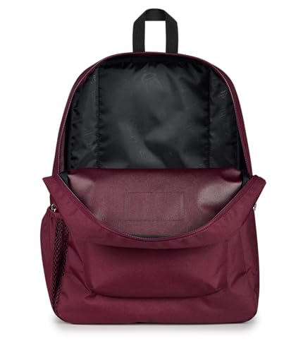 JanSport Cross Town Backpack - Simple Bag for Everyone with 1 Main Compartment, Front Utility Pocket - Premium Class Accessories - Cherry Lacquer - color: Cherry Lacquer