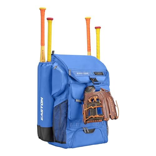 Easton Five Tool Phenom Backpack Equipment Bag - color: Columbia Blue